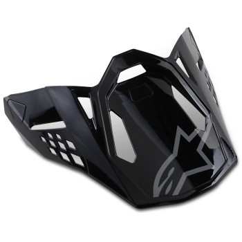 Visor for S-M8 Supertech Helmets - Radium/Gloss Black