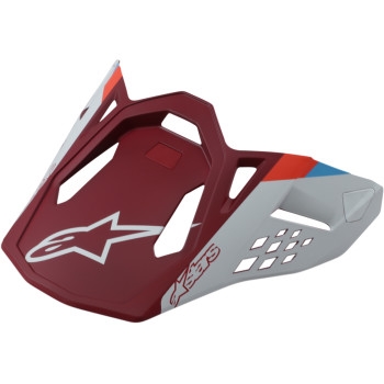 Visor for S-M8 Supertech Helmets - Contact/Matte Red