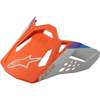 Visor for S-M8 Supertech Helmets - Contact/Matte Orange