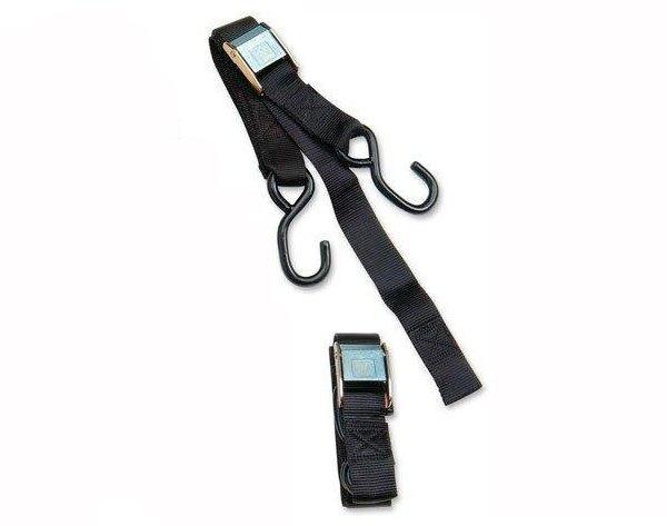 Heavy Duty Cam Buckle Tie-Down with Built-In Assist - Black