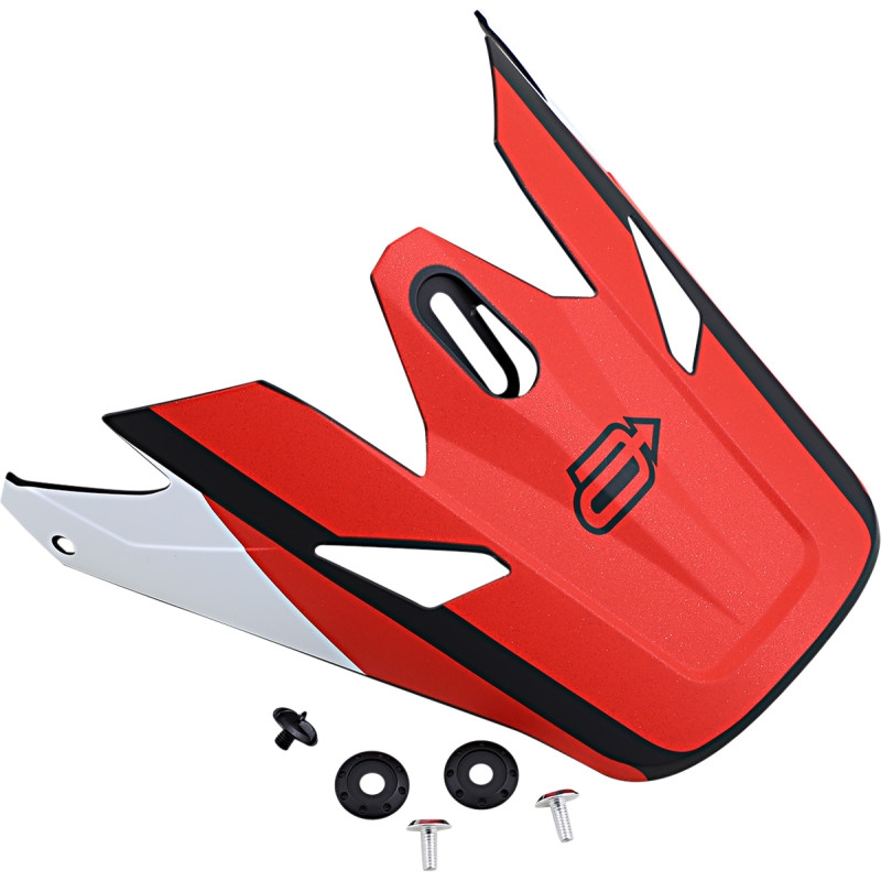 Visor for Cambio Rise Helmets - Black/Red