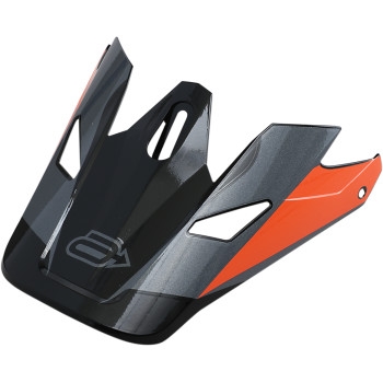 Visor for Summit Rise Helmets - Black/Orange
