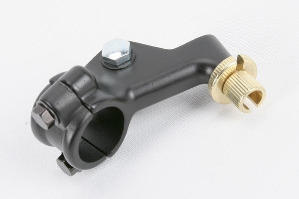 Two-Piece Right Lever Holder without Mirror Holes - Black