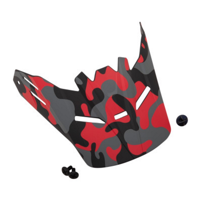 Visor Kit for Rise Camo Youth Helmets - Red