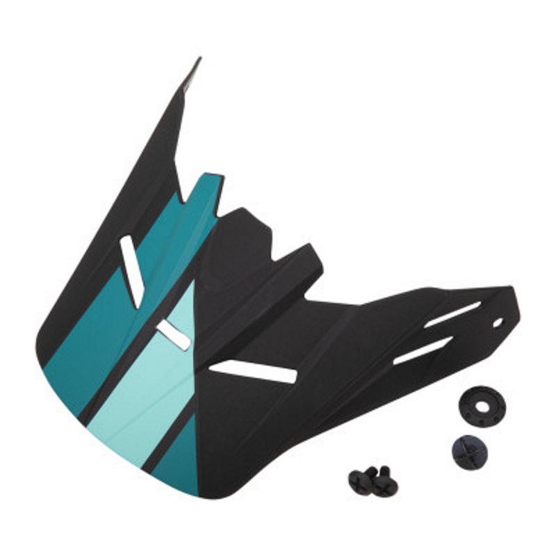 Visor Kit for Rise Evac Youth Helmets - Black/Teal