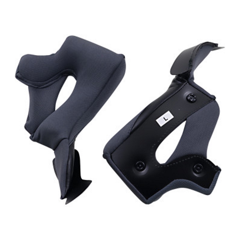 Cheek Pads for Warrant Helmets - Lg (55mm) - Black