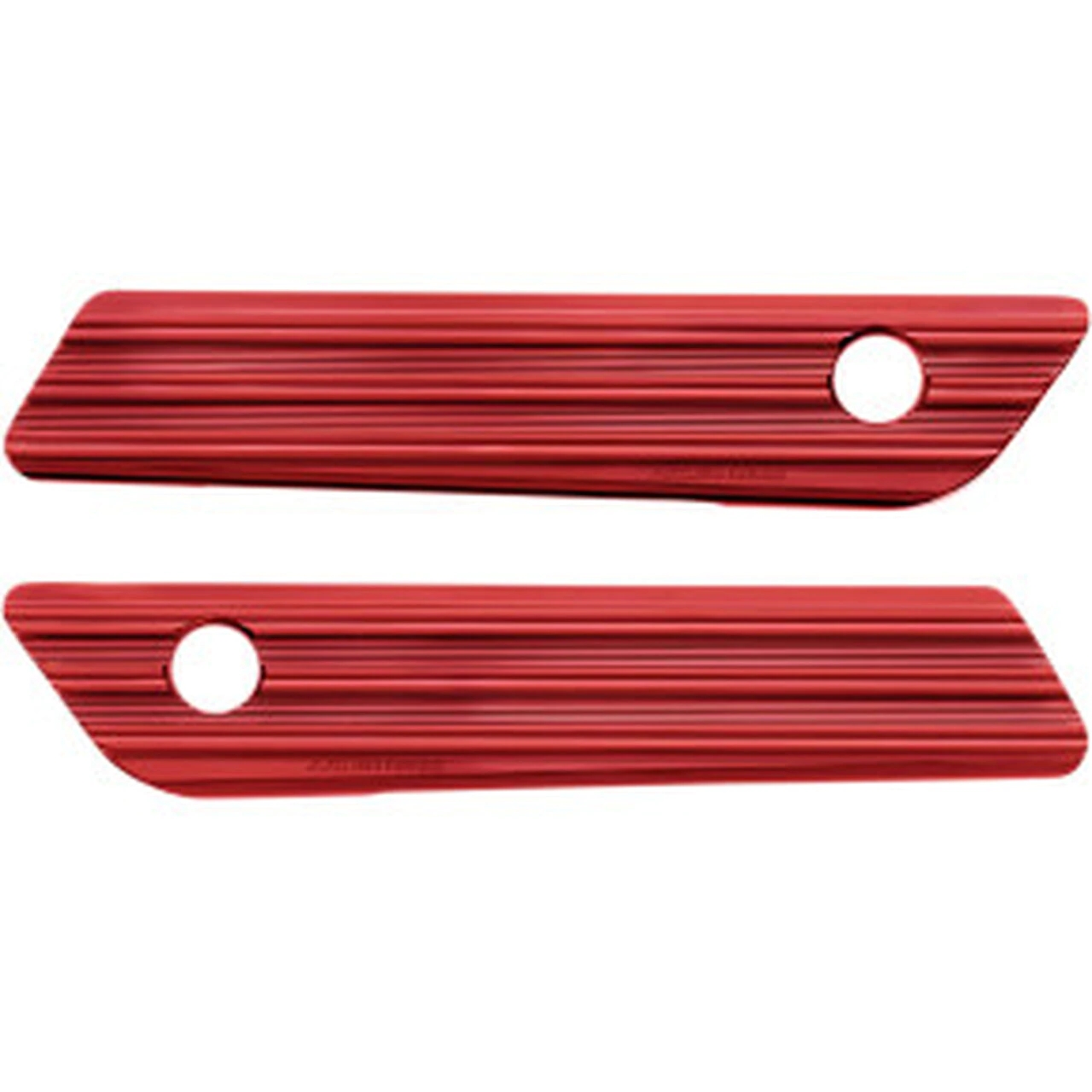 Saddlebag Latch Covers - 10-Gauge - Red