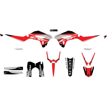 COR 9 Honda Complete Graphics Kit - White