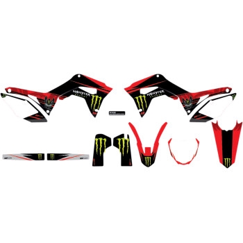 Monster Energy Complete Graphic Kit - White