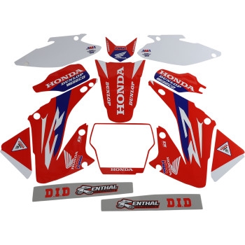 HRC Honda Complete Graphic Kit - White