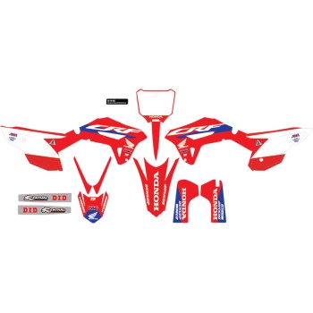 HRC Honda Complete Graphic Kit - White