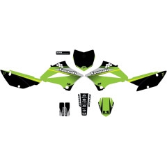 COR 9 Kawasaki Complete Graphic Kit - Black