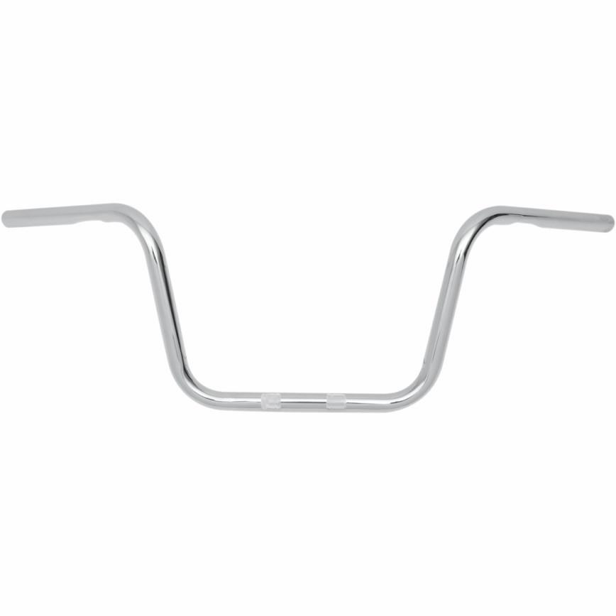 1in. Mini Ape Hanger Classic Bend Handlebar - Knurled and Dimpled