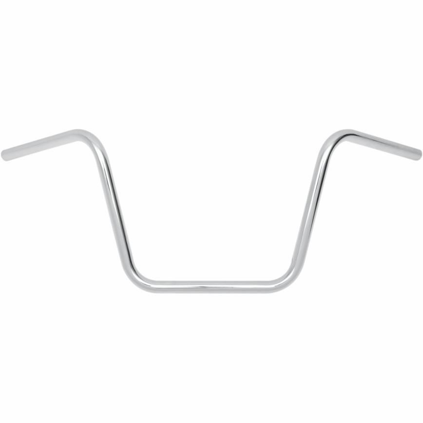 1in. Original Ape Hanger Classic Bend Handlebar - Unknurled and Non Dimpled - Chrome