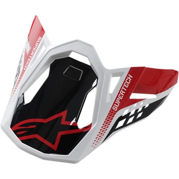 Visor for S-M8 Supertech Helmets - Triple/Gloss Black