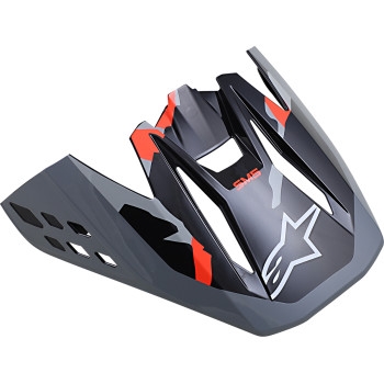 Visor for S-M5 Helmets - Rover/Gray/Fluo Red/Gray