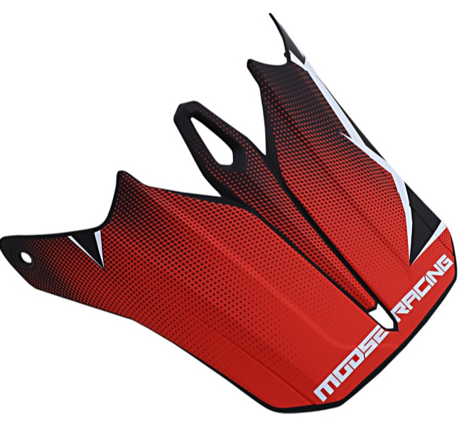 Visor for F.I. Helmets - Agroid Red/Black