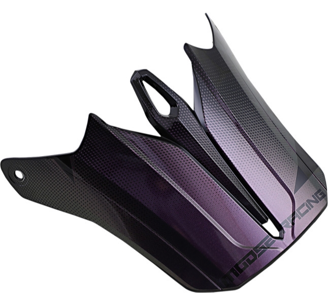 Visor for F.I. Helmets - Agroid Black/ Iridescent