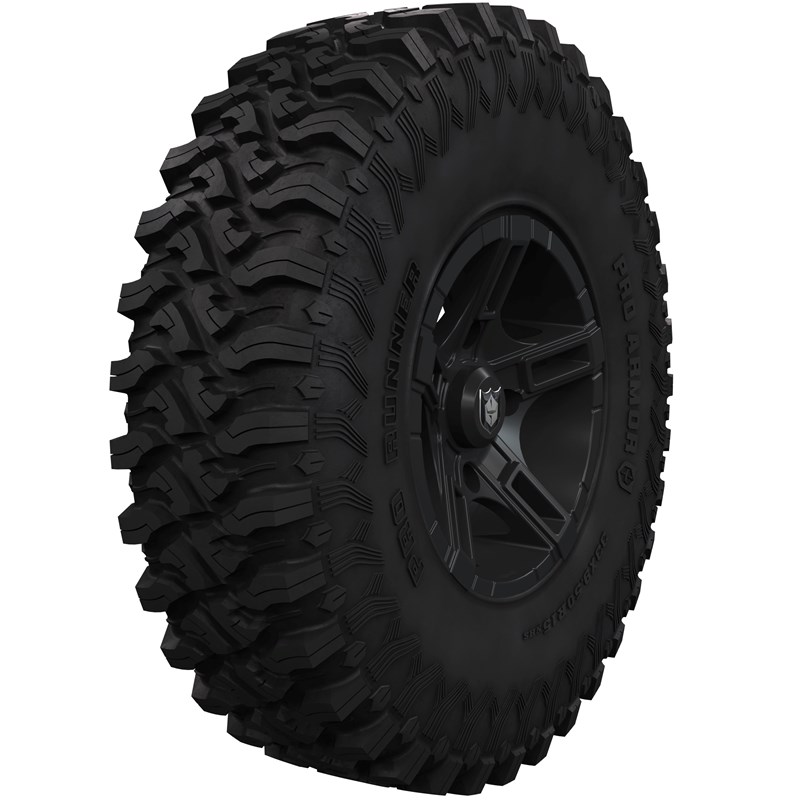 Pro Armor Flare, Pro Runner Wheel and Tire Set - 33x15 - Matte Black