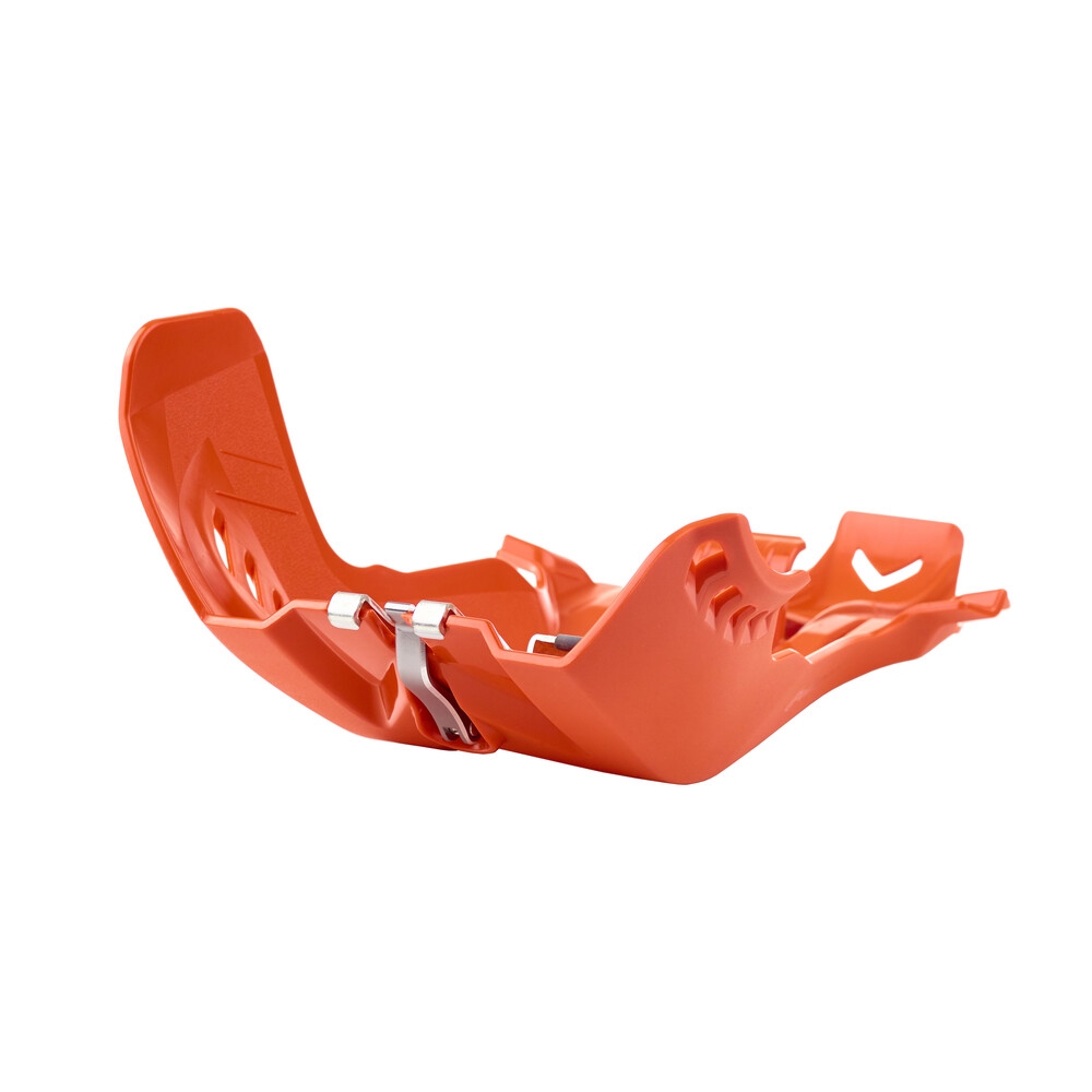 Fortress Skid Plate with Link Guard - Orange