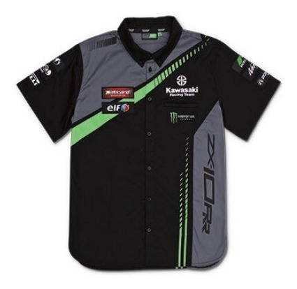 World Super Bike Monster Energy Replica Team Pit Shirt