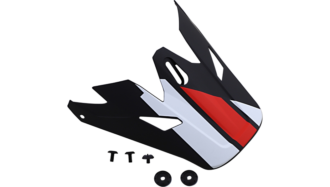 Visor for Rise Evac Helmets - Red/Black