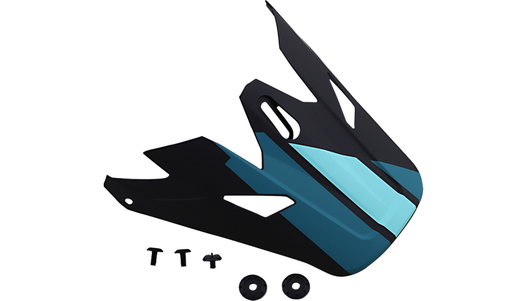 Visor for Rise Evac Helmets - Black/Teal
