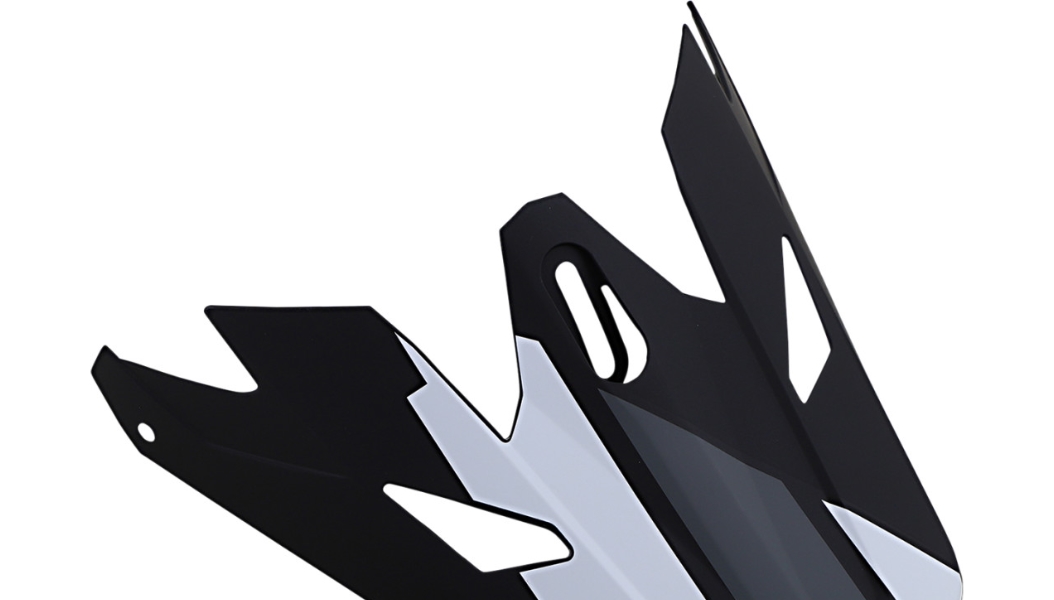 Visor for Rise Evac Helmets - Black/White