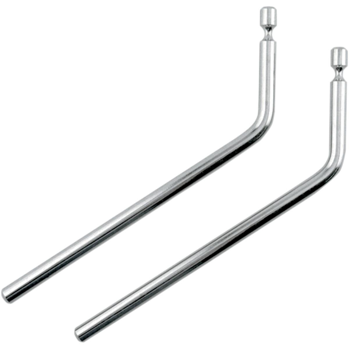 Custom Mounting Rods - 2in. Longer Grooved Rods for Demon, Shooter, ClassicDeuce, HellCat Windshield