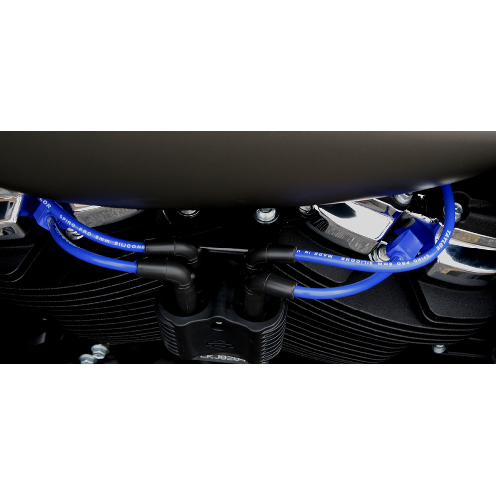 8mm Custom Colored Plug Wires - Blue