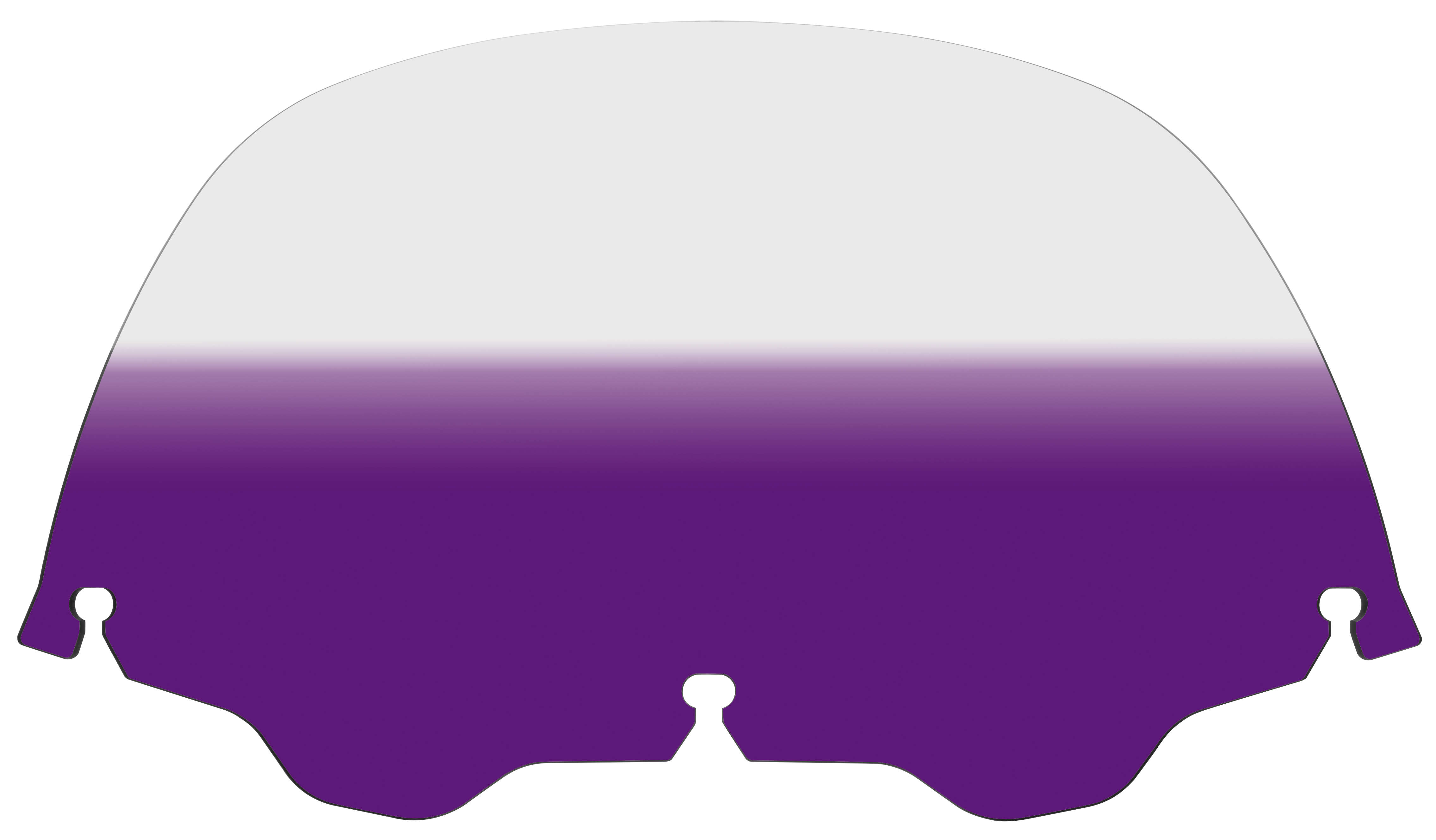 Standard Windshield - 9in. - Gradient Purple