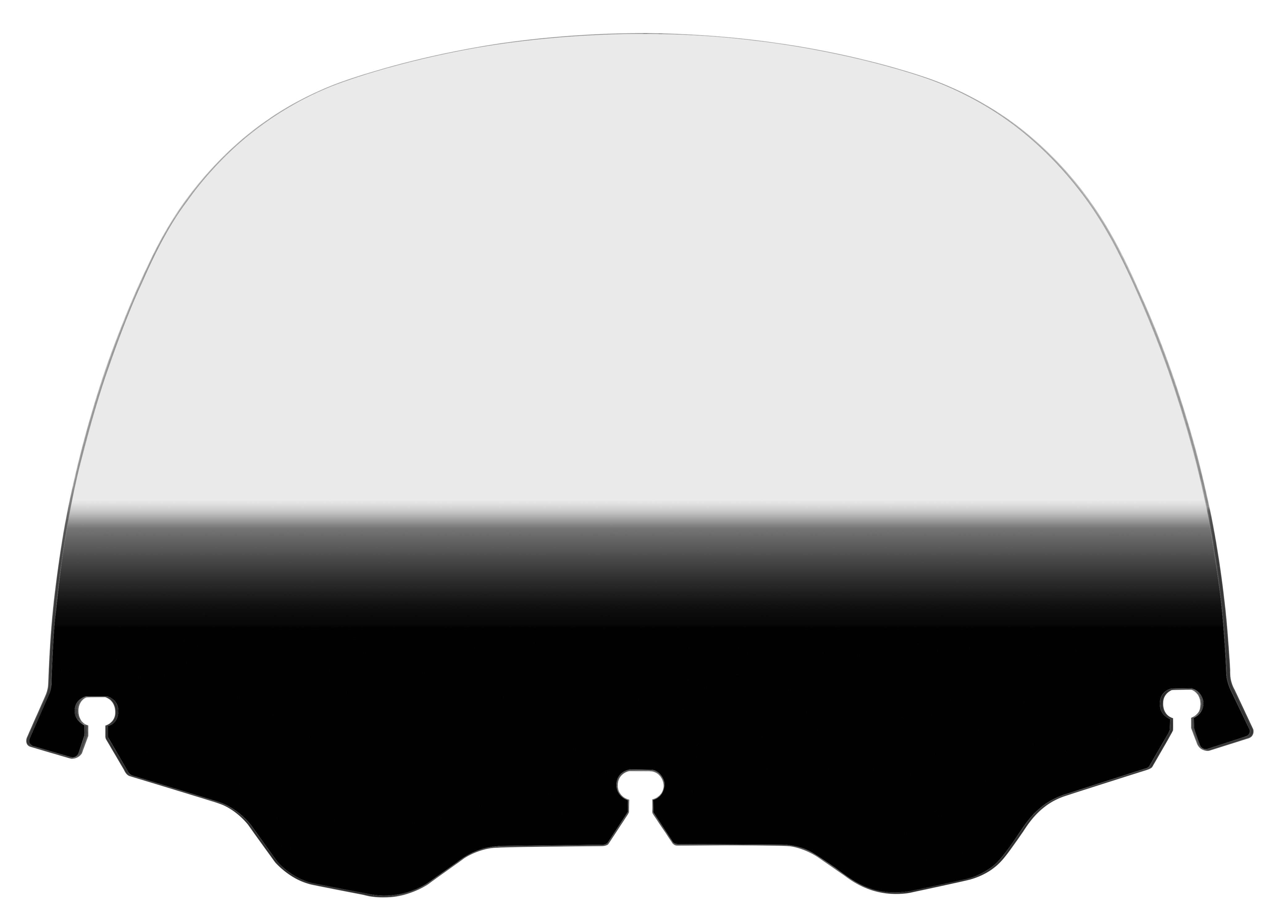 Standard Windshield - 12in. - Gradient Black