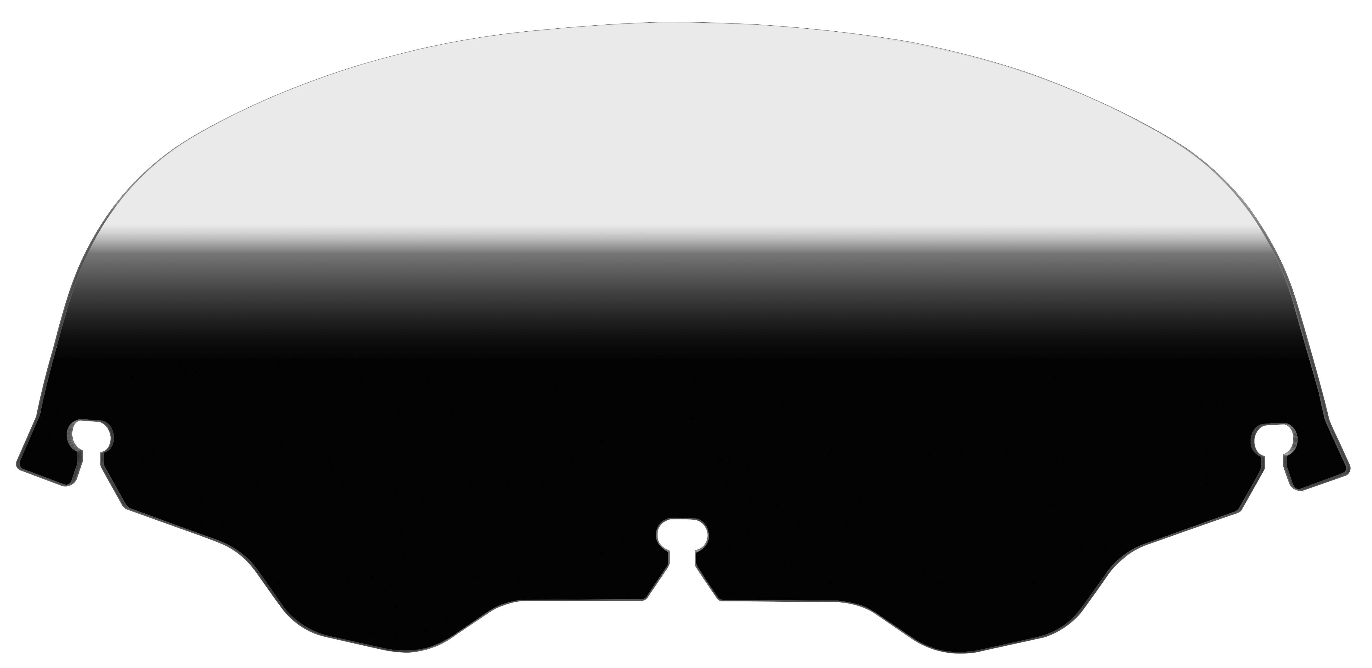 Standard Windshield - 7in. - Gradient Black