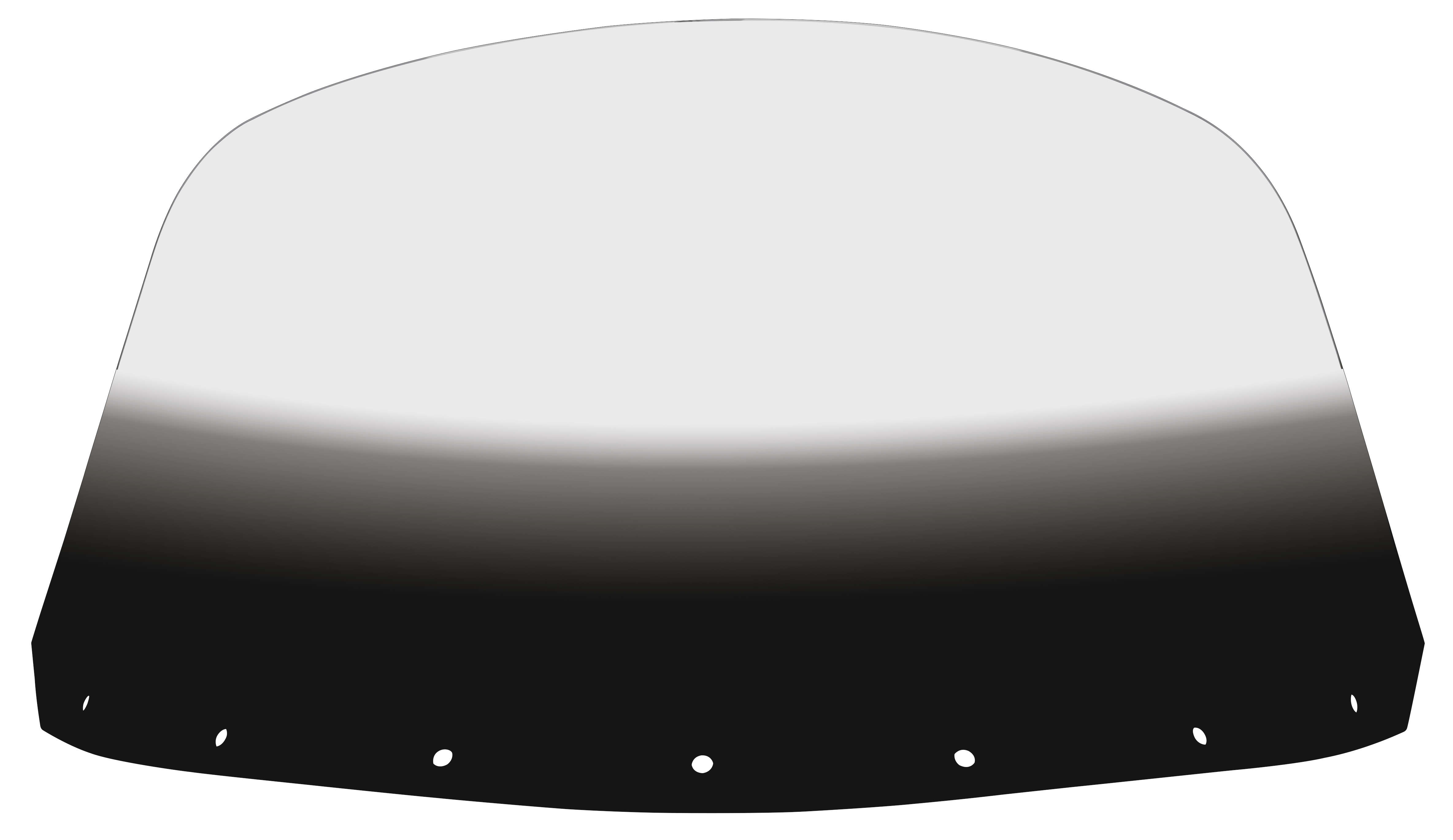 Standard Windshield - 15in. - Gradient Black