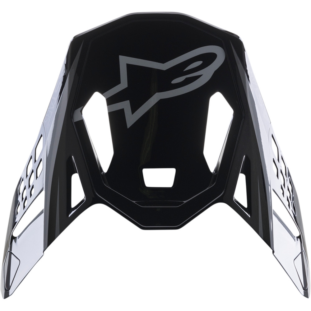 Visor for S-M10 Supertech Helmets - Meta 2 Black/Gray/Glacier
