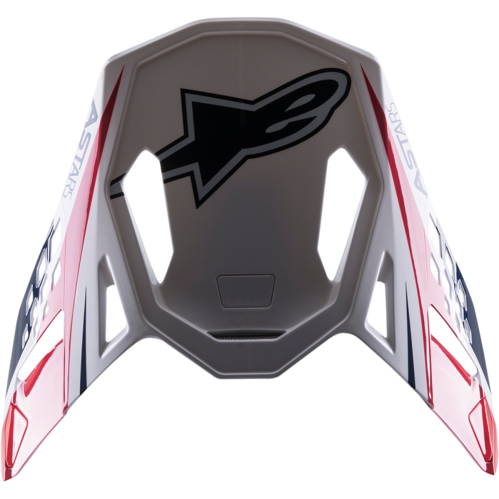 Visor for S-M10 Supertech Helmets - Meta 2/White/Red/Blue