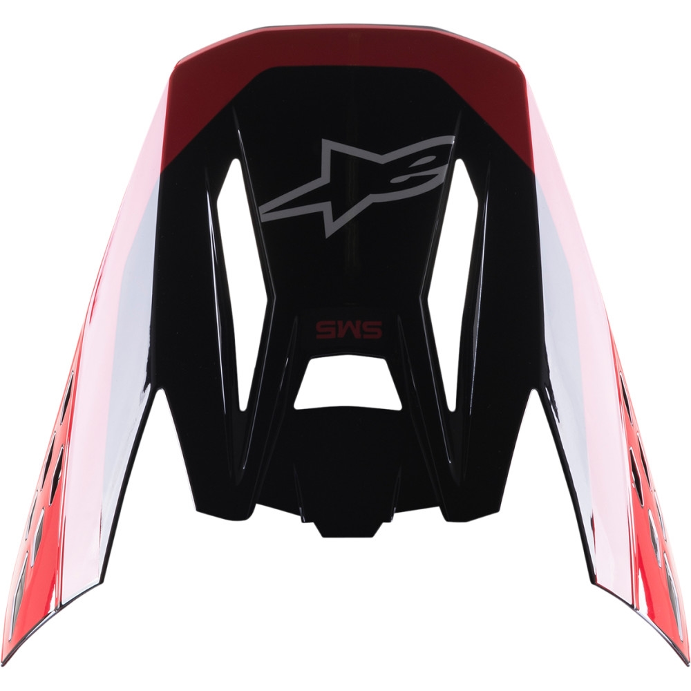 Visor for S-M5 Helmets - Beam/Black/Gray/Fluo Red