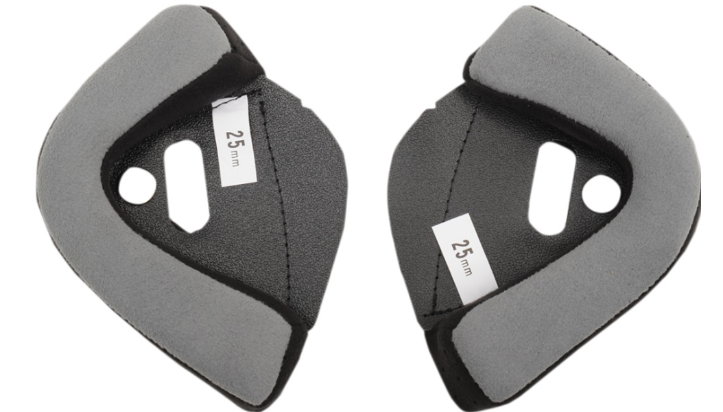 Cheek Pads for Bonanza Helmets - 16mm