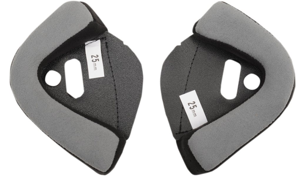 Cheek Pads for Bonanza Helmets - 21mm