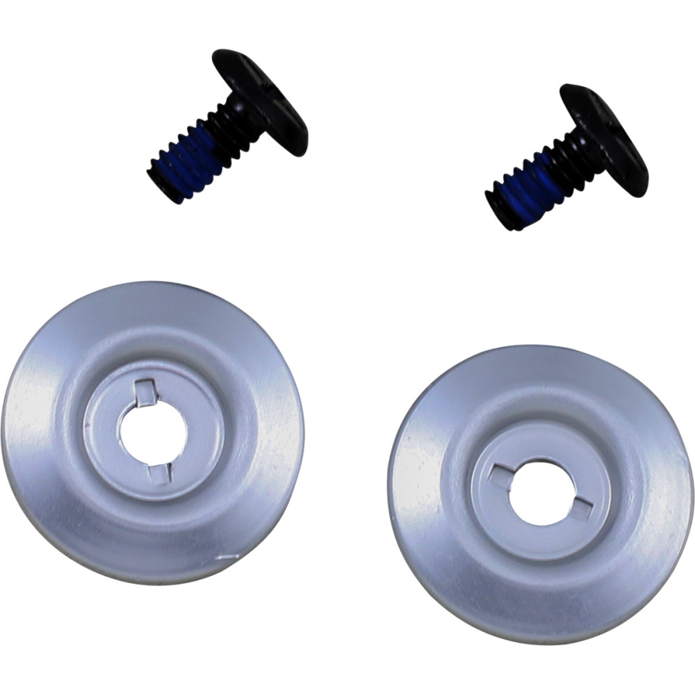 Hardware Kit for Lane Splitter/Gringo S Helmets - Black Screw/Silver Baseplate