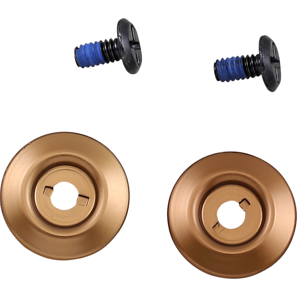 Hardware Kit for Lane Splitter/Gringo S Helmets - Black Screw/Bronze Baseplate