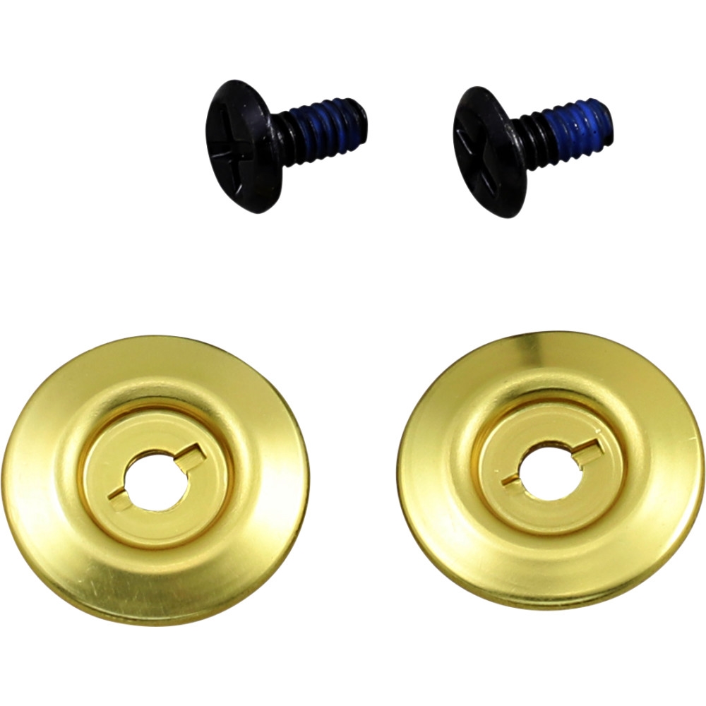 Hardware Kit for Lane Splitter/Gringo S Helmets - Black Screw/Gold Baseplate