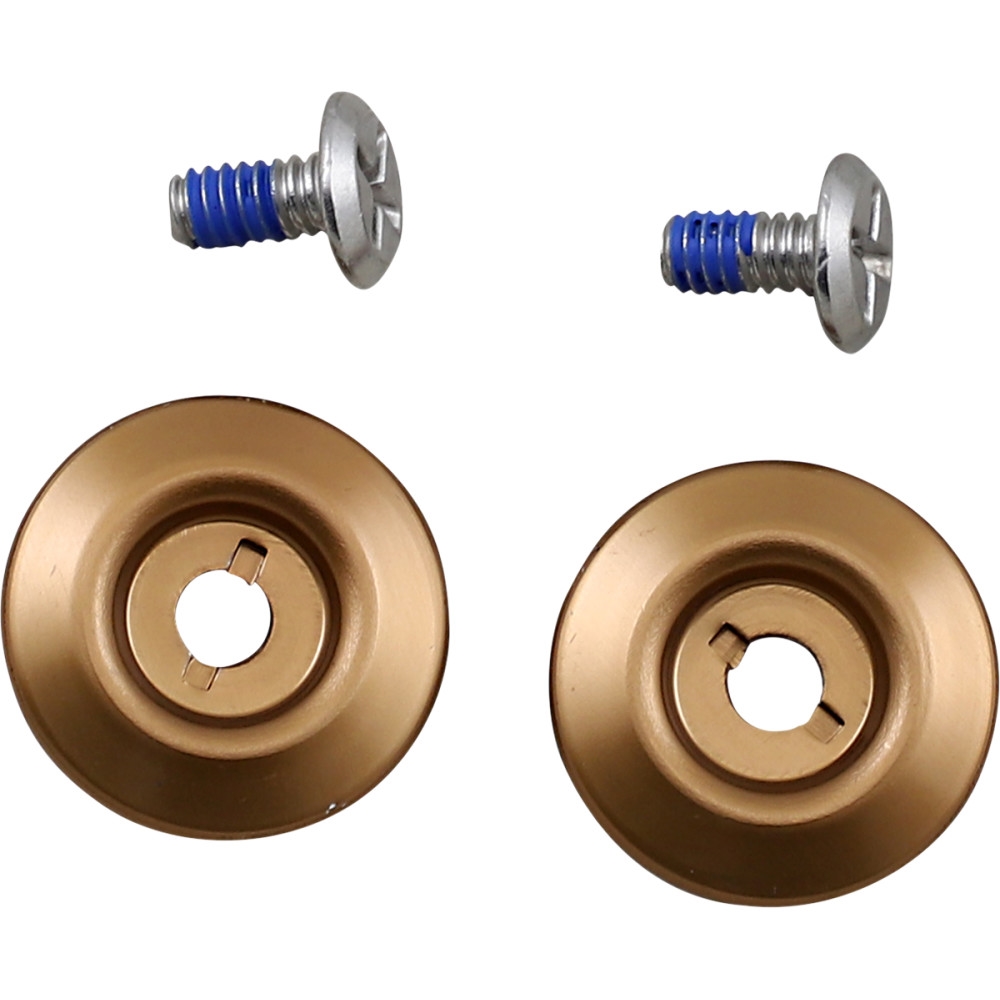 Hardware Kit for Lane Splitter/Gringo S Helmets - Stainless Steel Screw/Bronze Baseplate