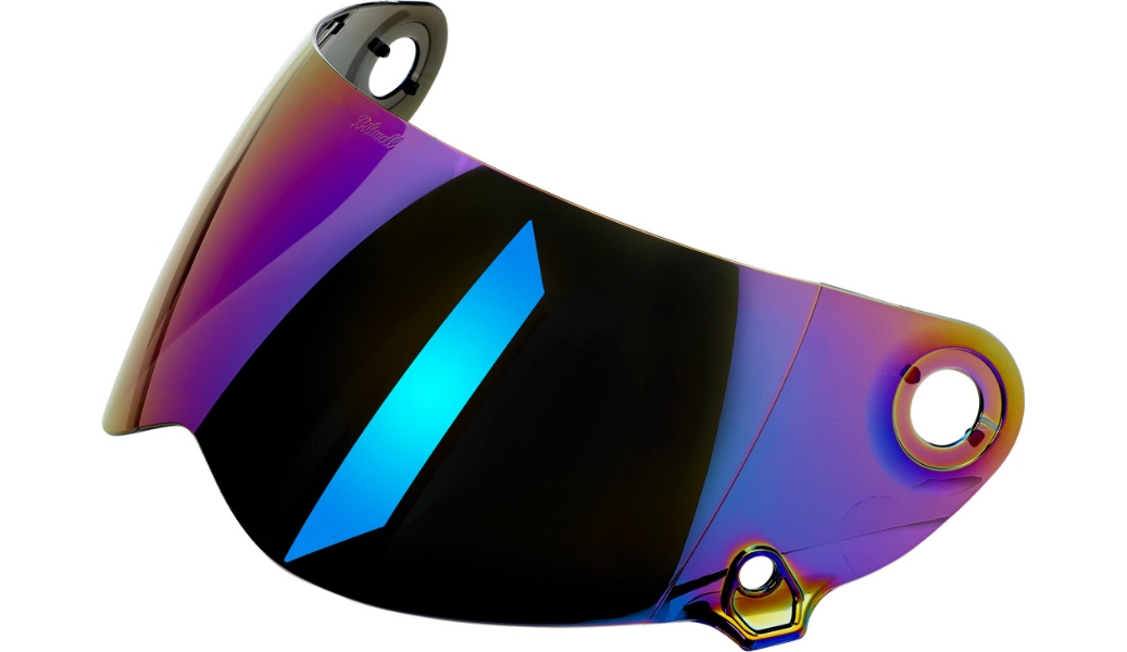 Gen 2 Shields for Lane Splitter Helmets - Rainbow Mirror