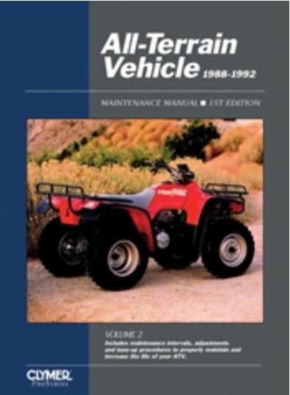 All-Terrain Vehicle Maintence Manual Volume 2