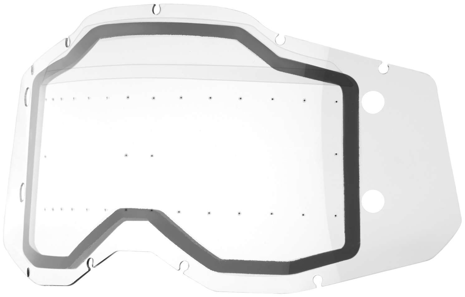 Forecast Dual Lens for Racecraft 2/Accuri 2/Stratus 2 Goggles with Bumps