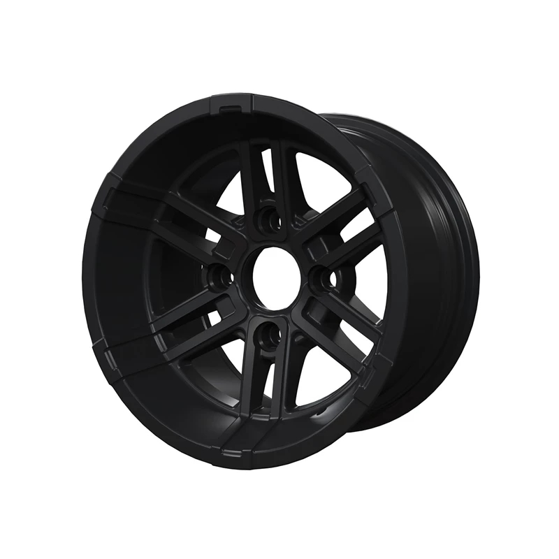 Youth Buckle Front Wheel - Black - 12x7