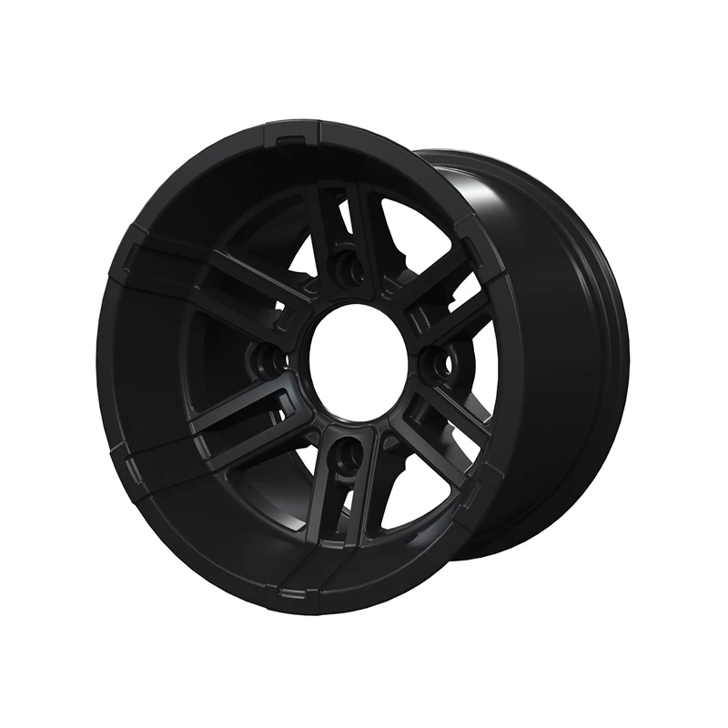 Youth Buckle Rear Wheel - Black - 12x8