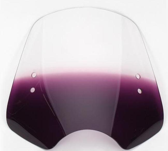 The Shooter Bar Mount Windshield - Gradient Purple