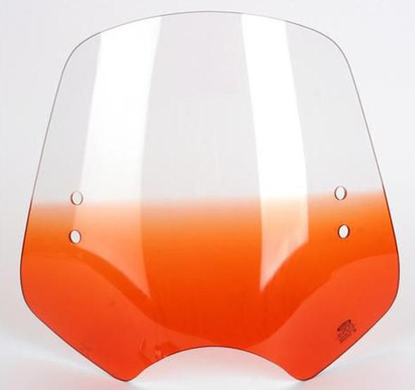 The Shooter Bar Mount Windshield - Gradient Burnt Orange